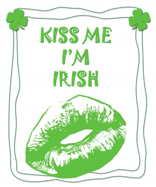 Kiss Me I'm Irish graphic