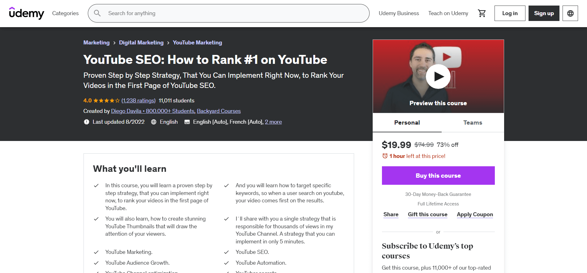 YouTube SEO courses 11